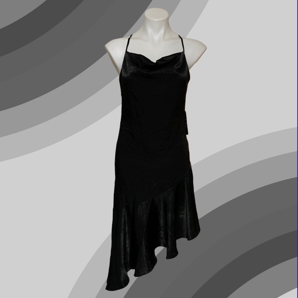 Lulus Need Your Love Black Satin Slip Dress - Picture 2 of 8